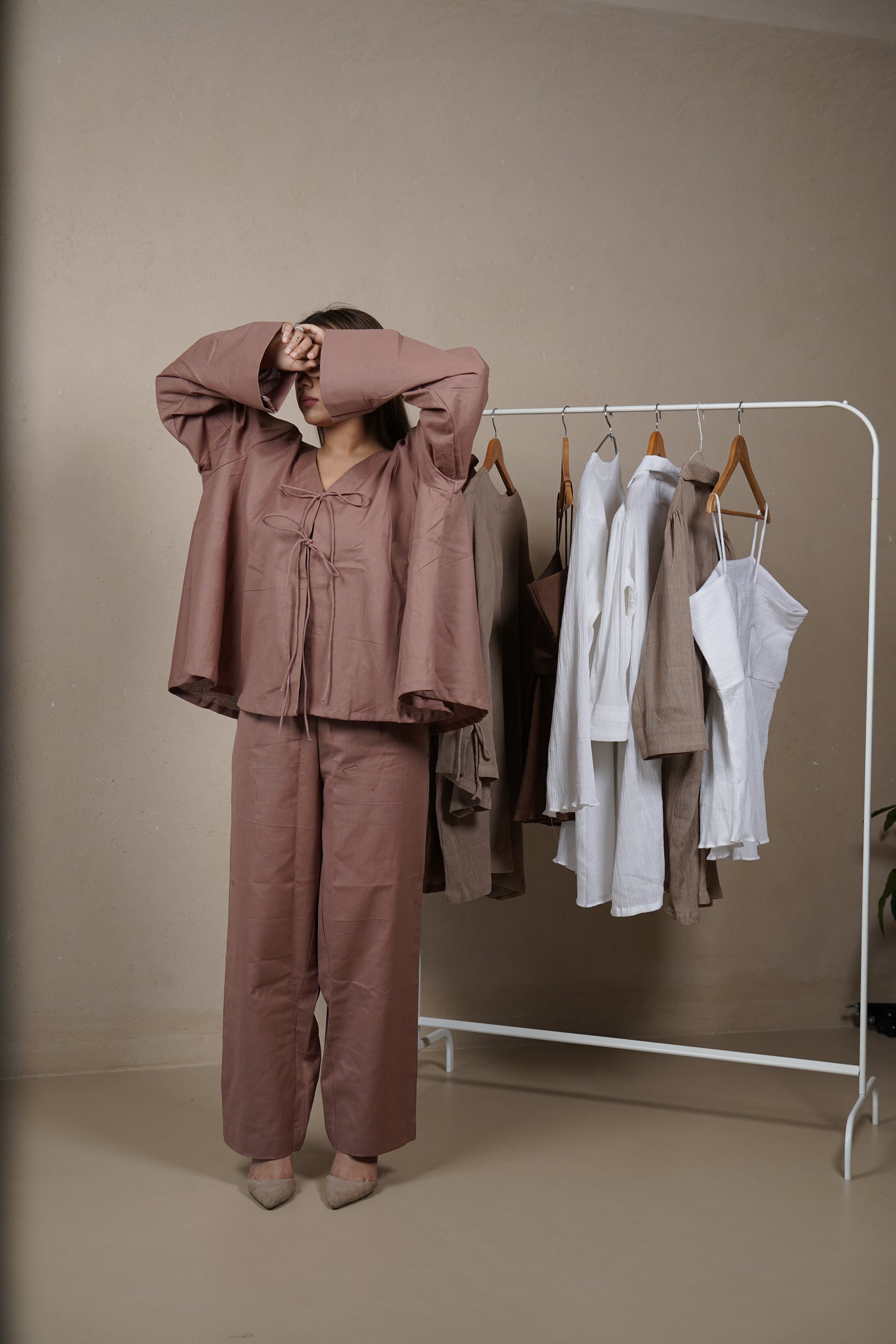 Knot blush co-ords