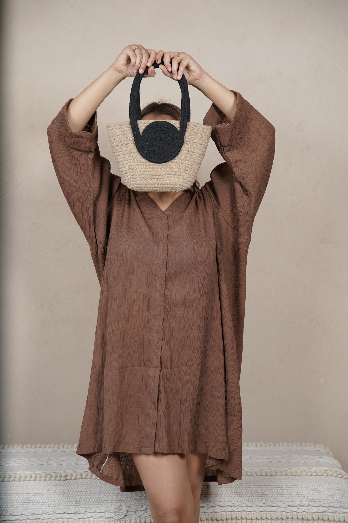 Brown shirt Dress