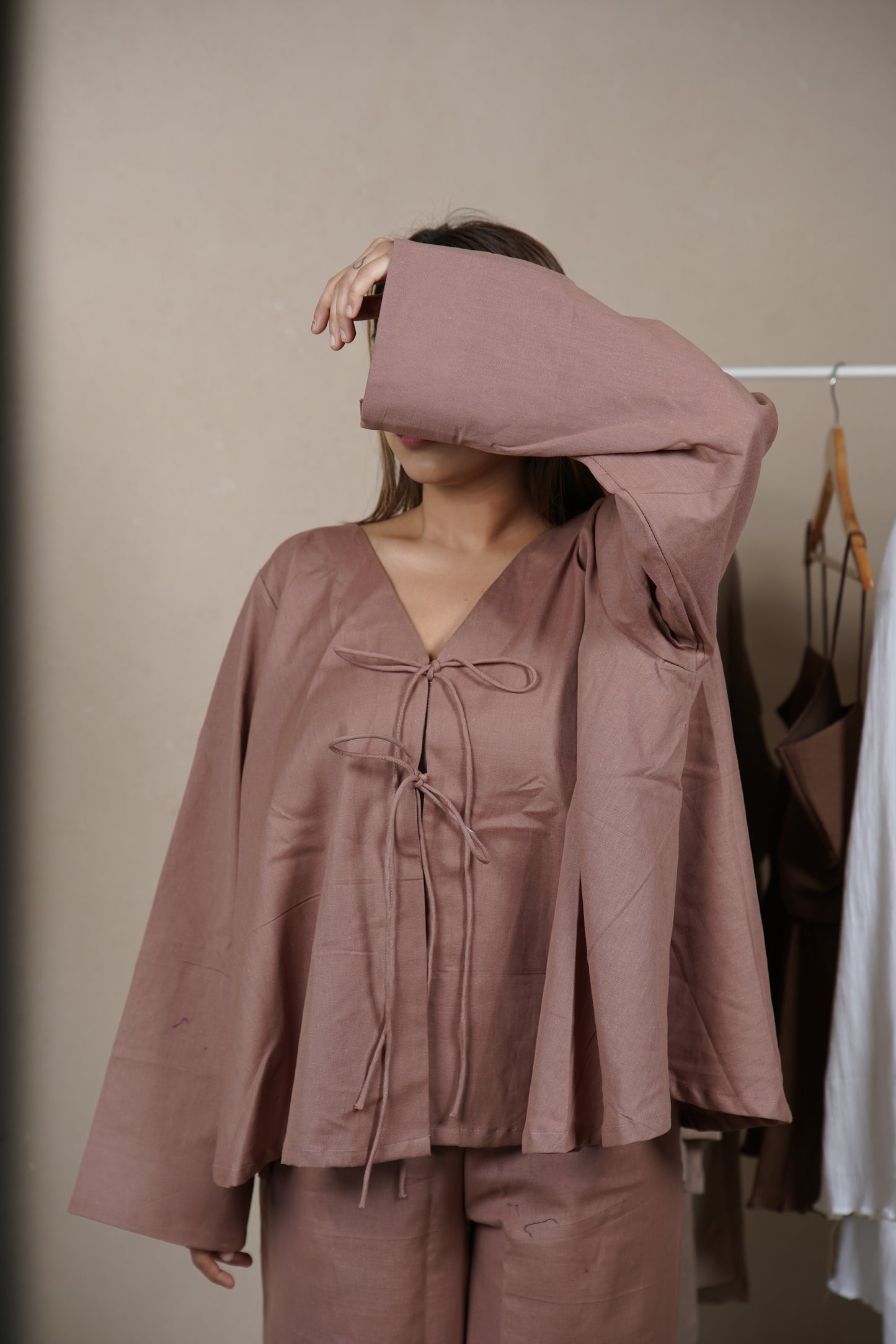 Knot blush co-ords
